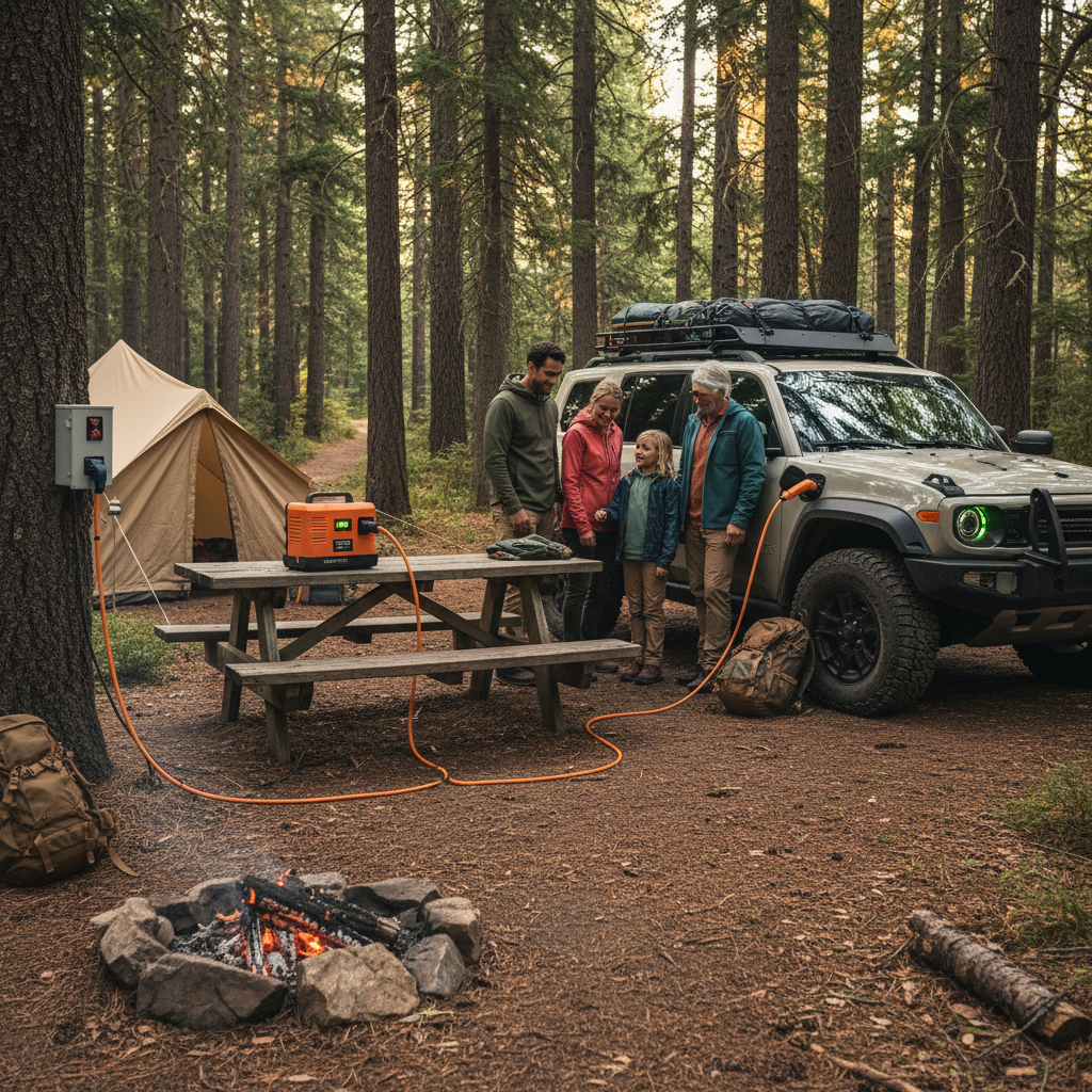 Off-Grid, On the Go: Adventure-Ready Portable EV Chargers That Make Camping and Cabin Life Possible