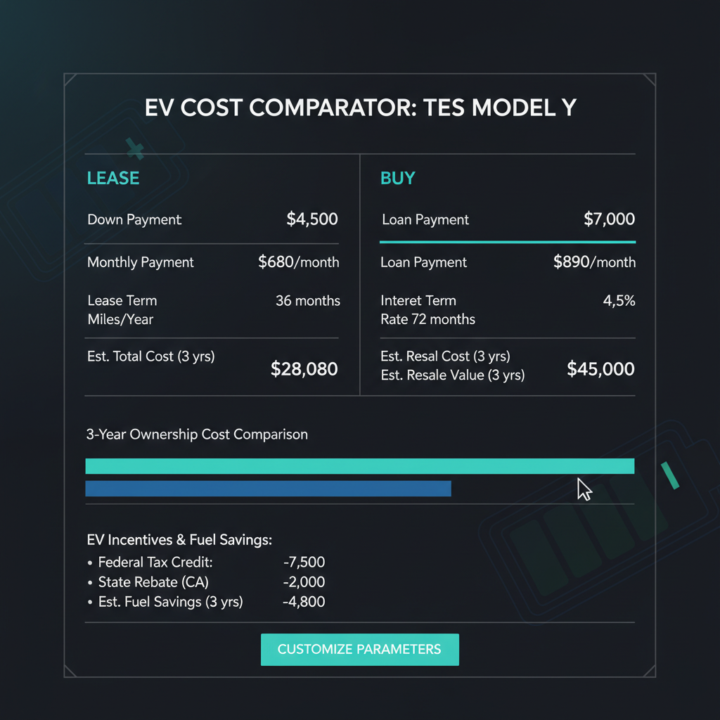 EV Lease or Buy in 2025? The Calculator That Reveals Shocking Tax Credit Loopholes and Resale Landmines